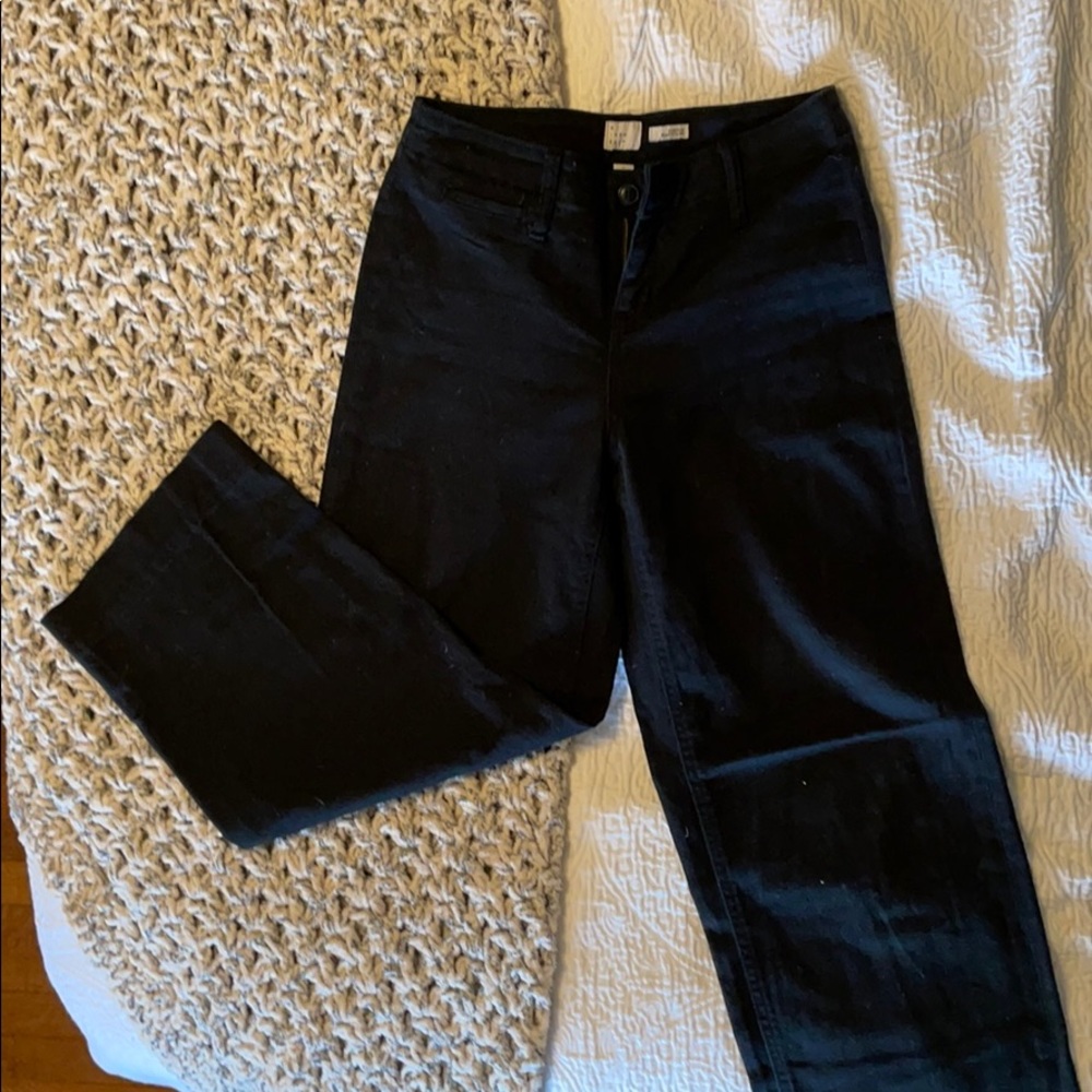 Wide leg casual trouser